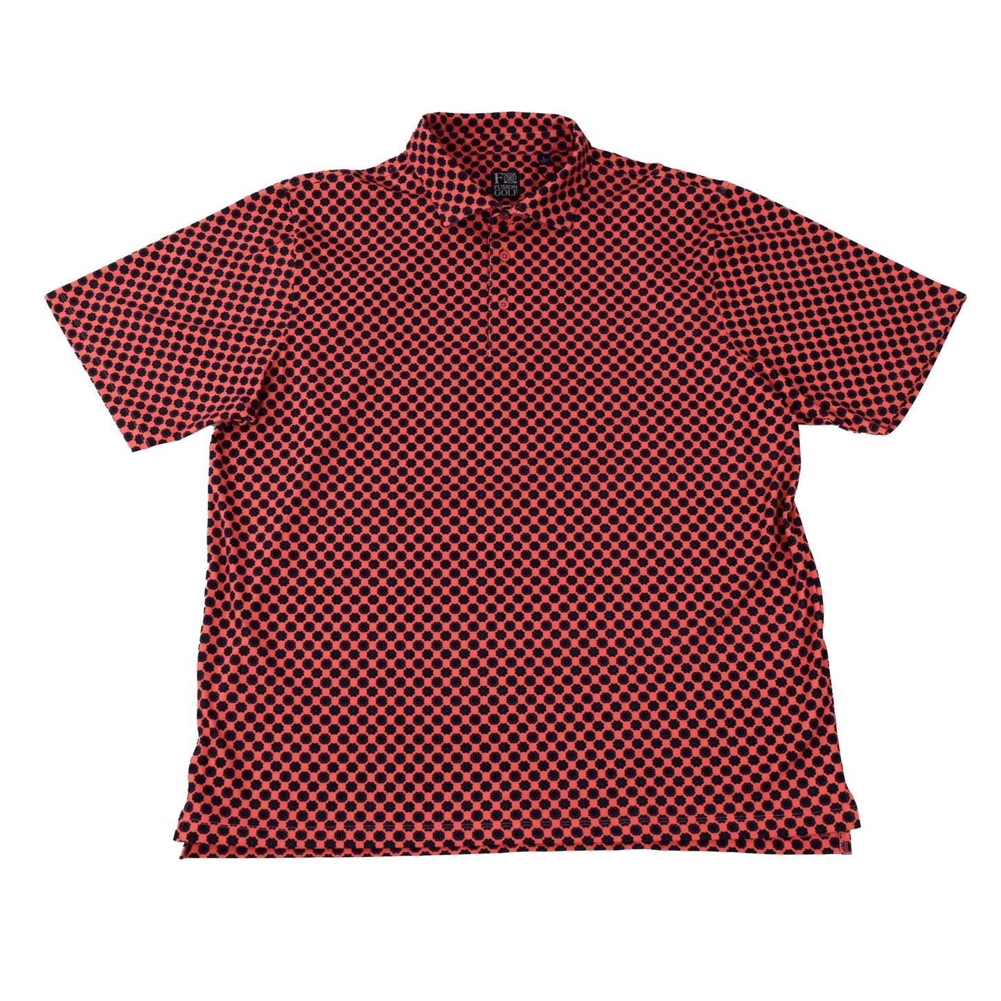 F/X Fusion Medallion Foulard Polo in Coral
