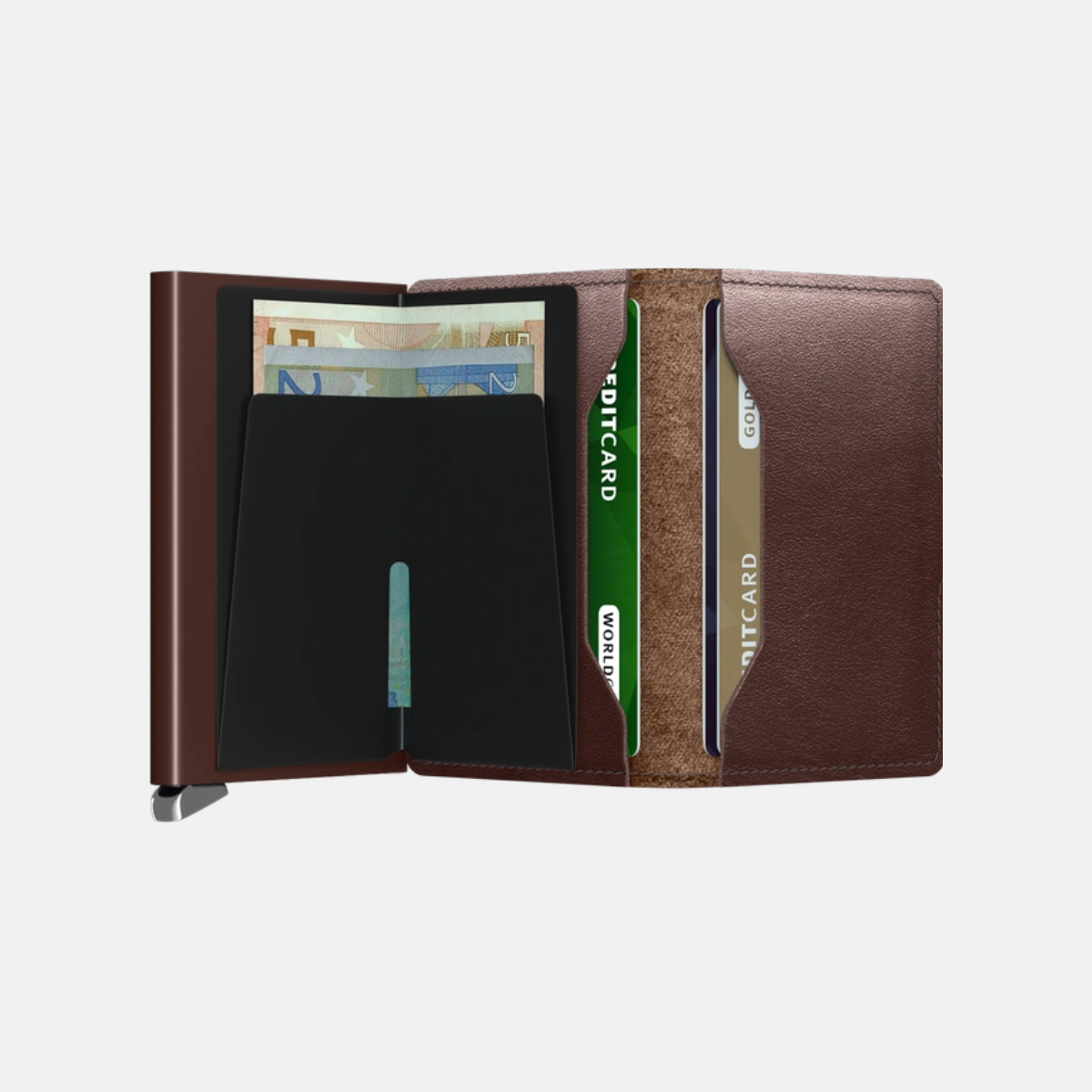 Secrid Premium Mini Wallet in Dusk Dark Brown