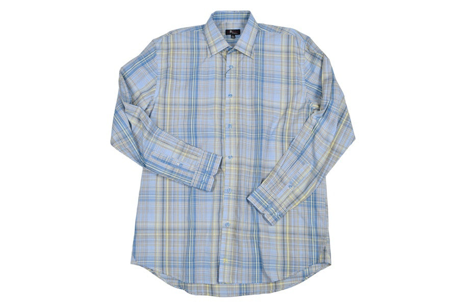 Jon Randall Ronald Plaid Sportshirt in Sunshine