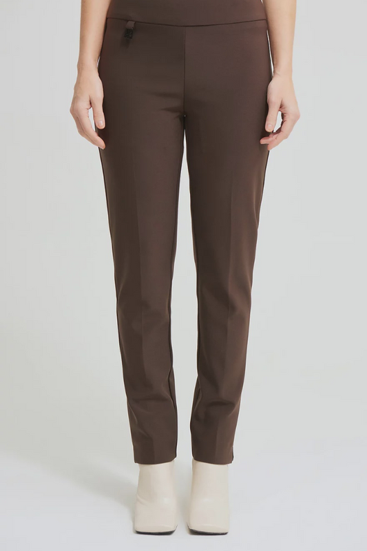 Womens Joseph Ribkoff High Waisted Dress Pant in Mocha