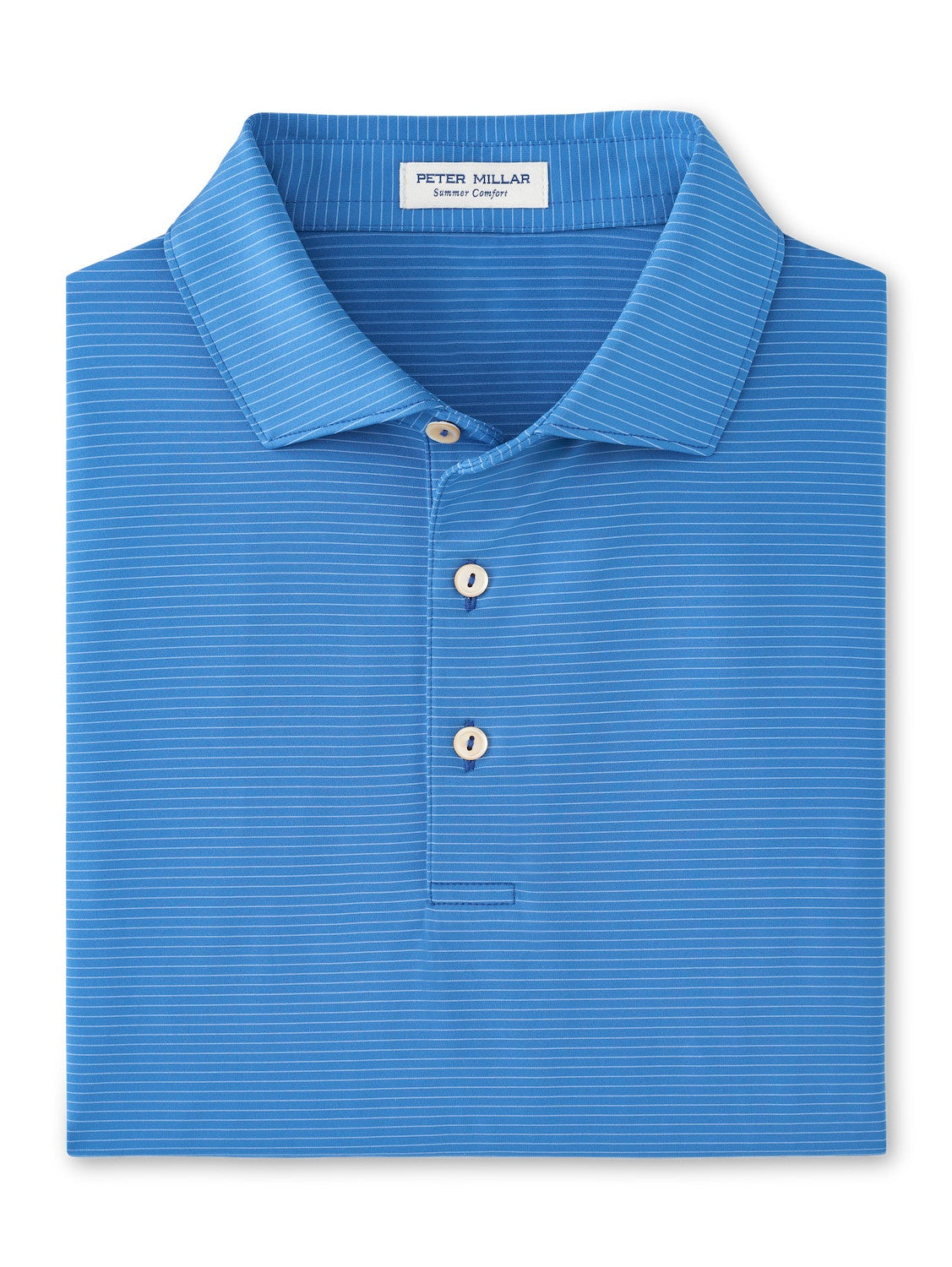 Peter Millar Highlands Performance Jersey Polo in Sailor Blue