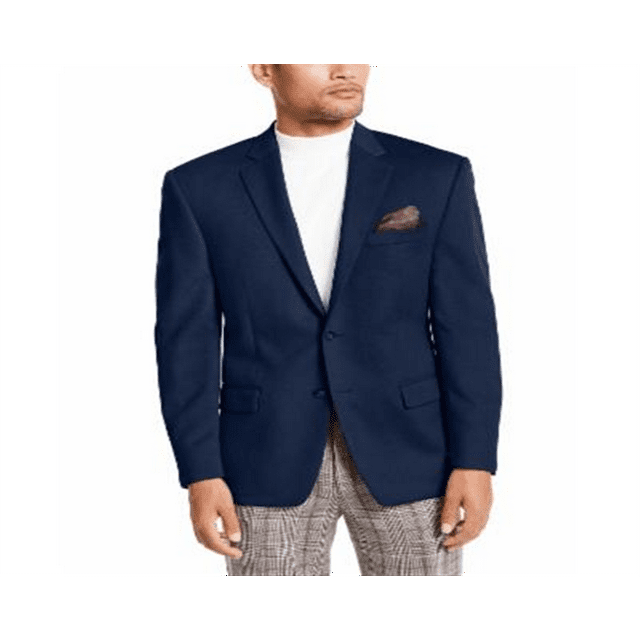 Lauren Ralph Lauren Luxury Wool/Cashmere-Blend Classic-Fit Sport Coat - Bright Blue Lauren Ralph Lauren Luxury Wool/Cashmere-Blend Classic-Fit Sport Coat - Bright Blue