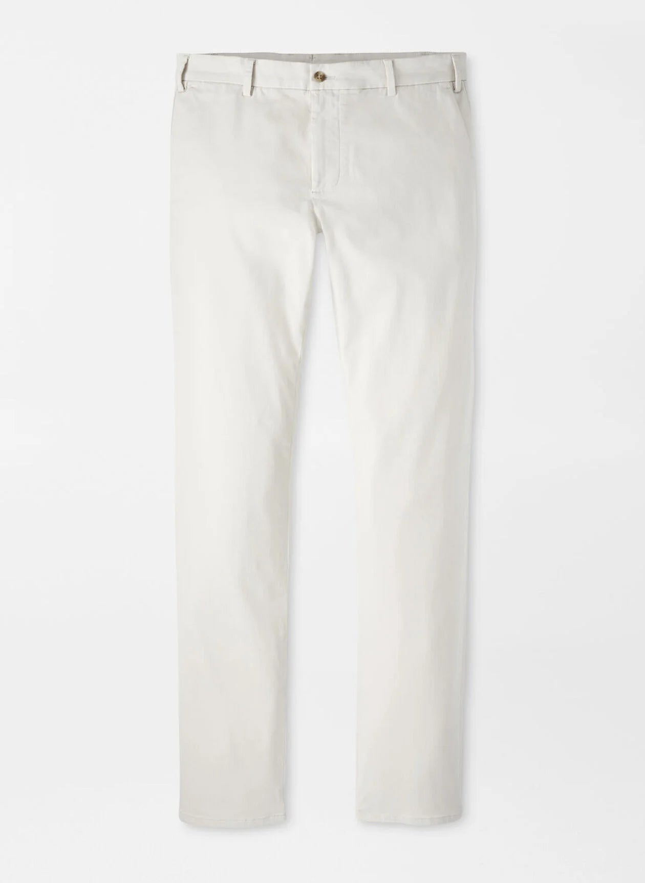Peter Millar Signature Sateen Flat Front Trouser in Stone