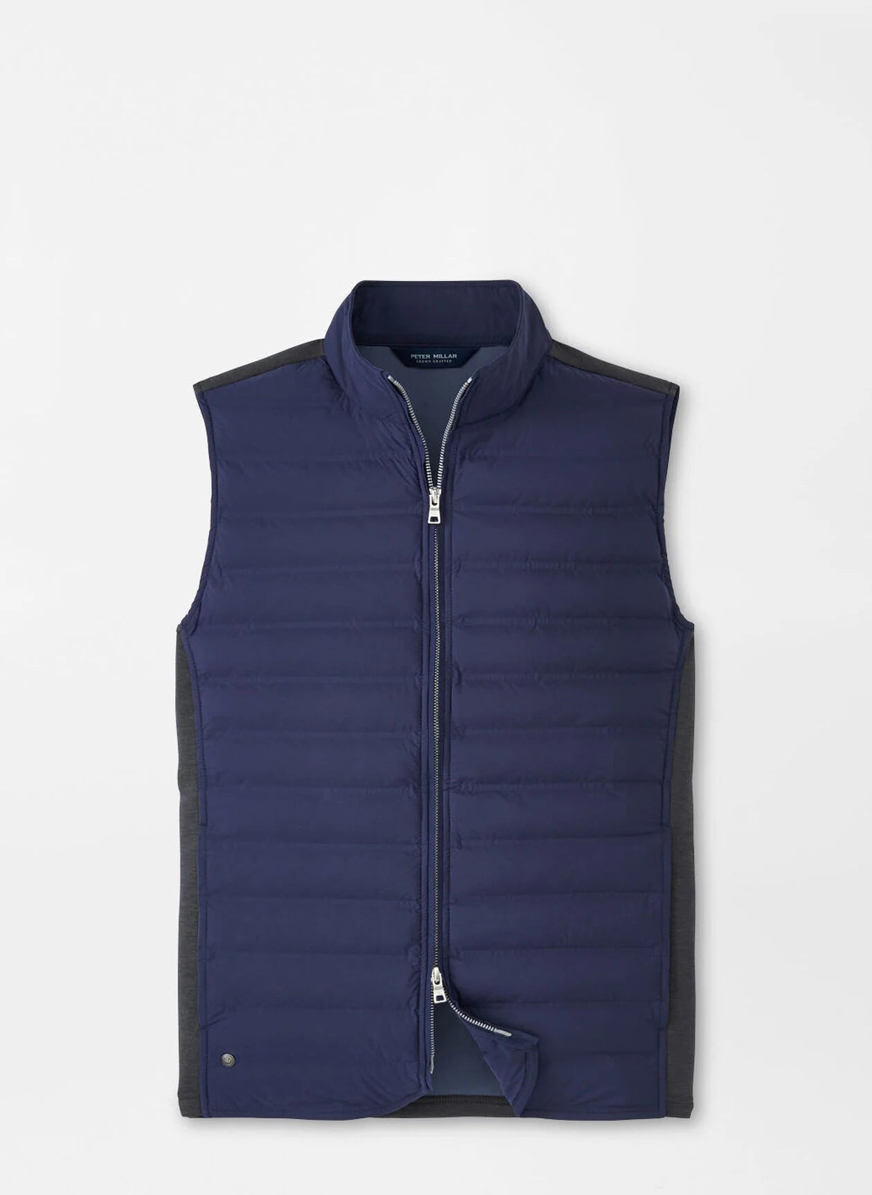 Peter Millar Winsome Hybrid Vest in Antique Walnut