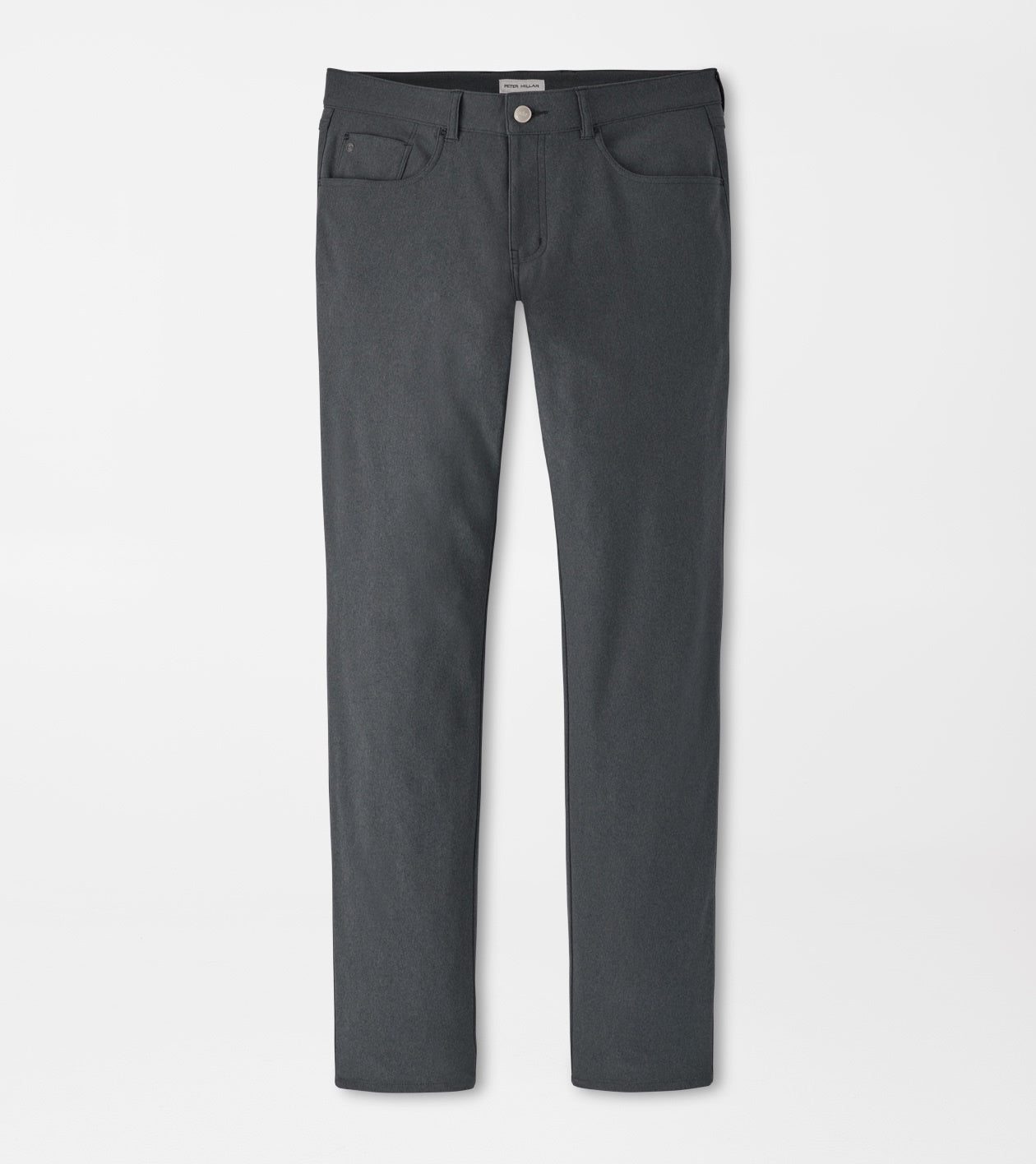 Peter Millar Brevard Performance Flannel Five-Pocket Pant in Iridium
