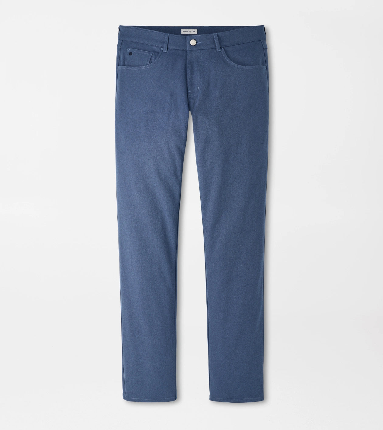 Peter Millar EB66 Melange Performance Five-Pocket Pant in Soft Navy