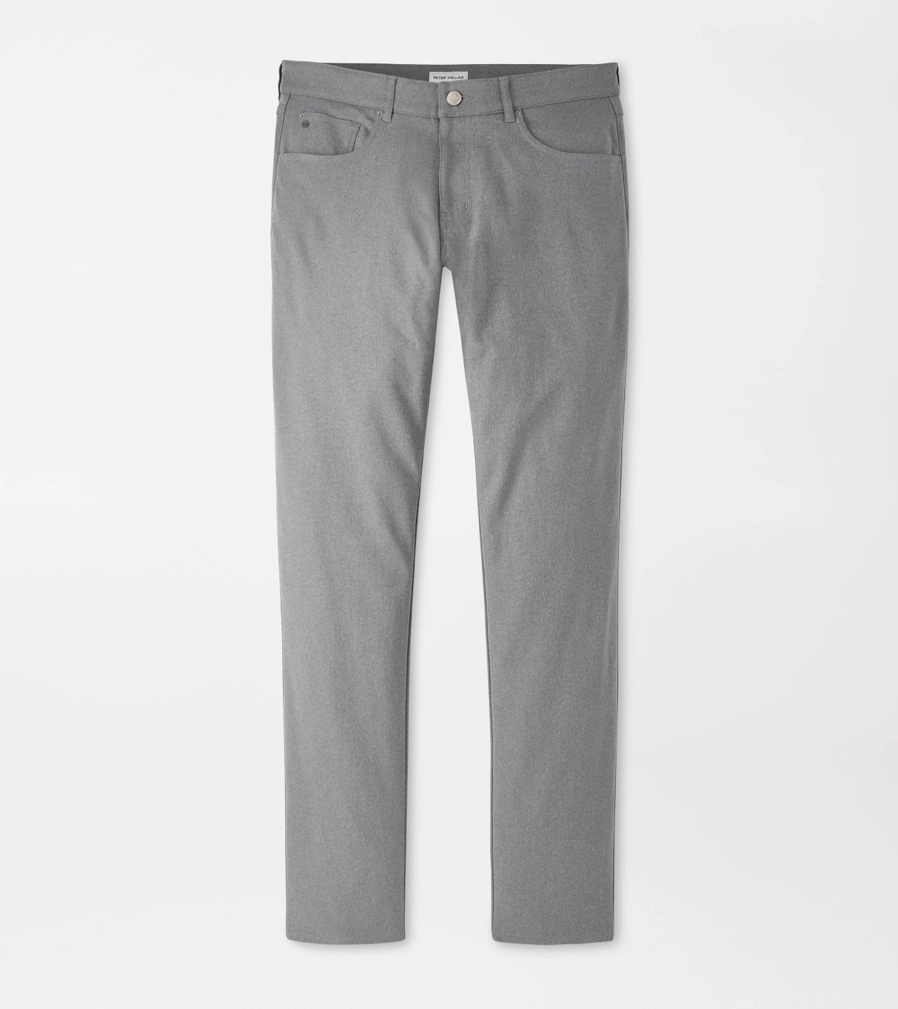 Peter Millar EB66 Melange Performance Five-Pocket Pant in Smoke