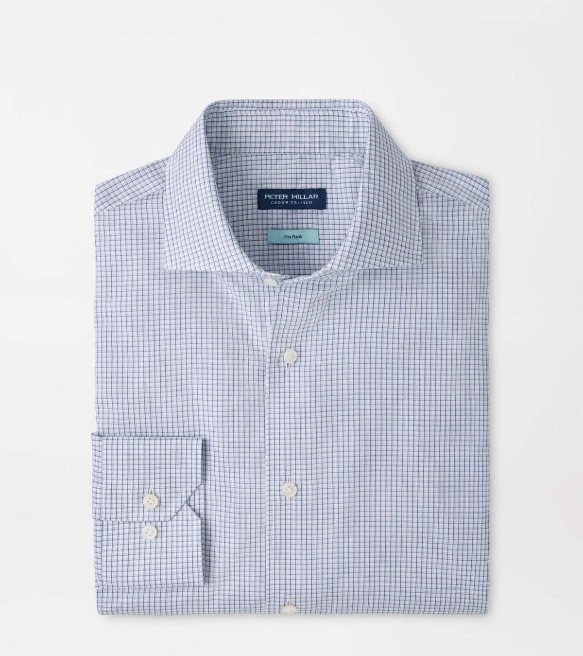 Peter Millar Kenneth Cotton Sport Shirt in Cadet