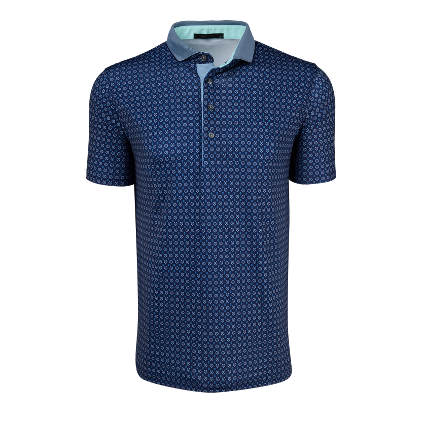 Greyson Ghost Dreamer Polo in Maltese Blue