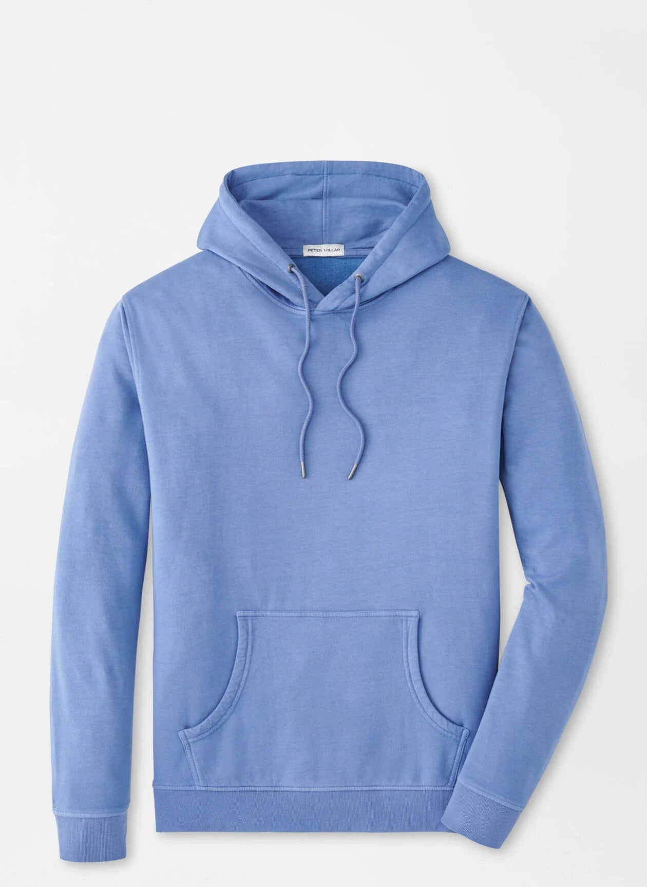 Peter Millar Lava Wash Hoodie in Blue Freesia
