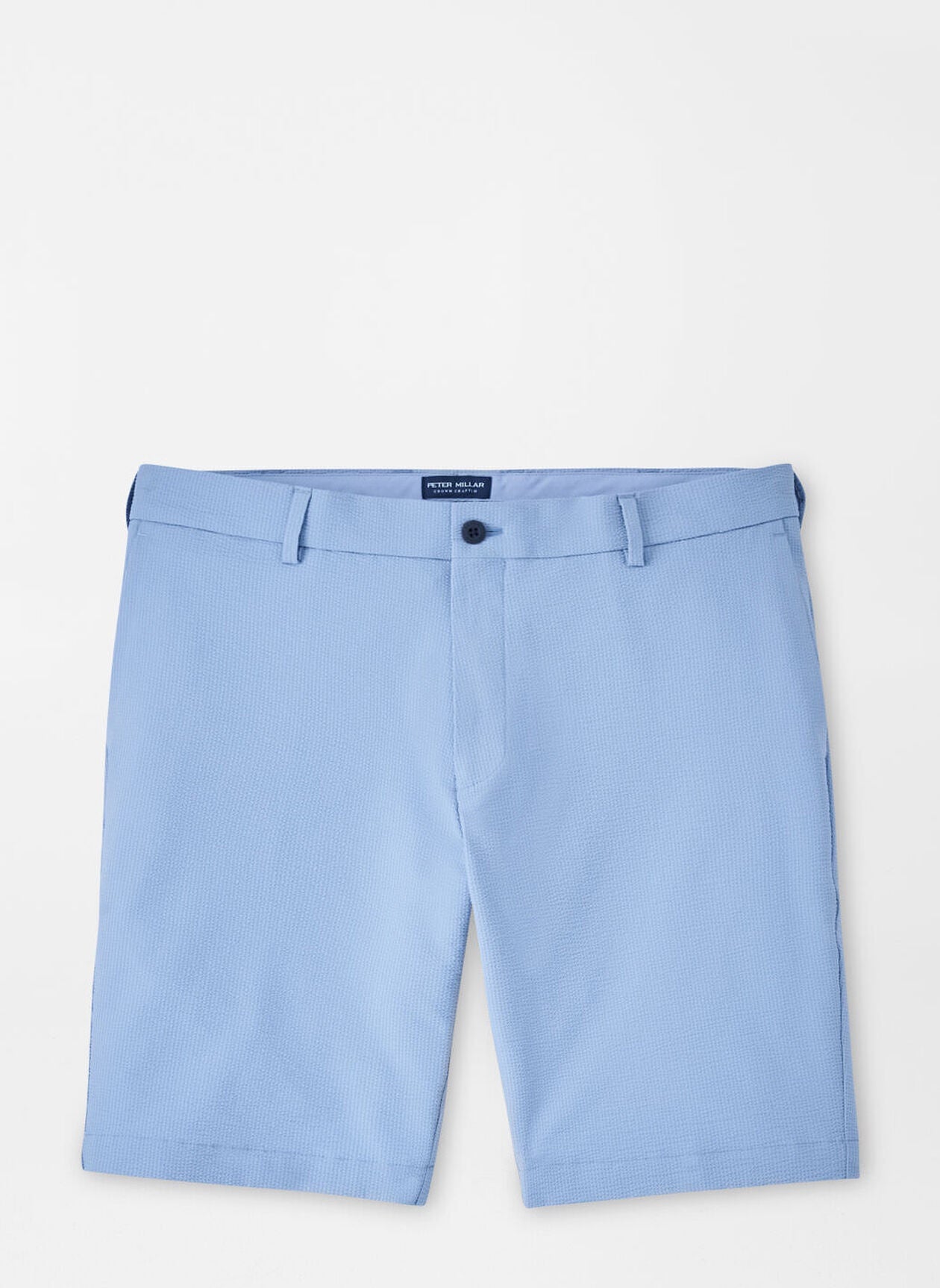 Peter Millar Matlock Seersucker Performance Short in Angelite