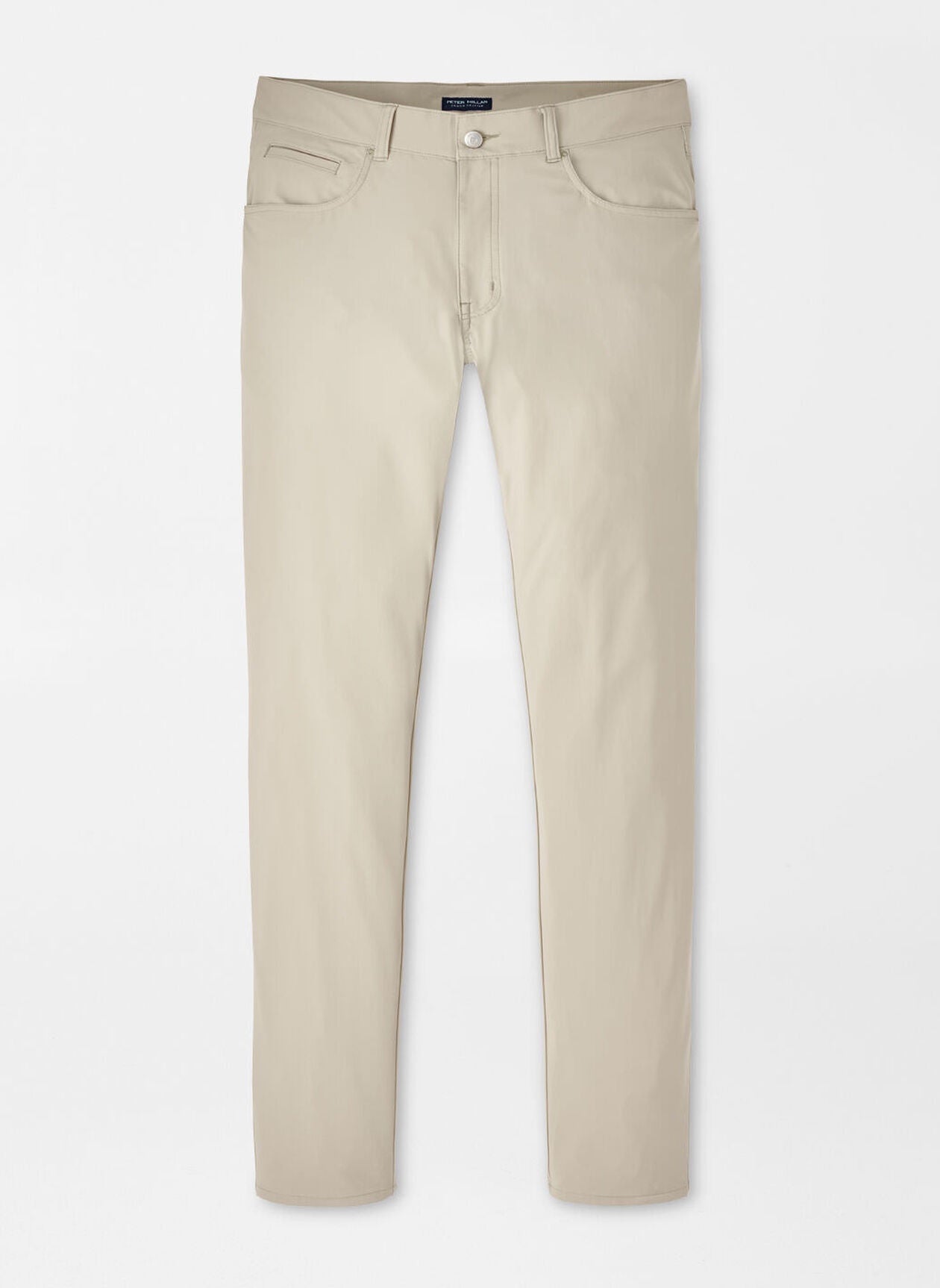 Peter Millar Bingham Performance Five-Pocket Pant in Khaki