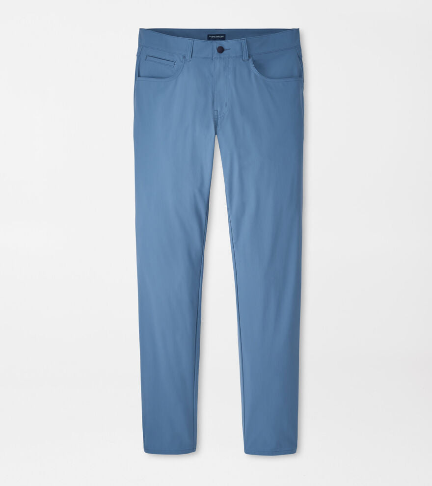 Peter Millar Bingham Performance Five-Pocket Pant in Storm