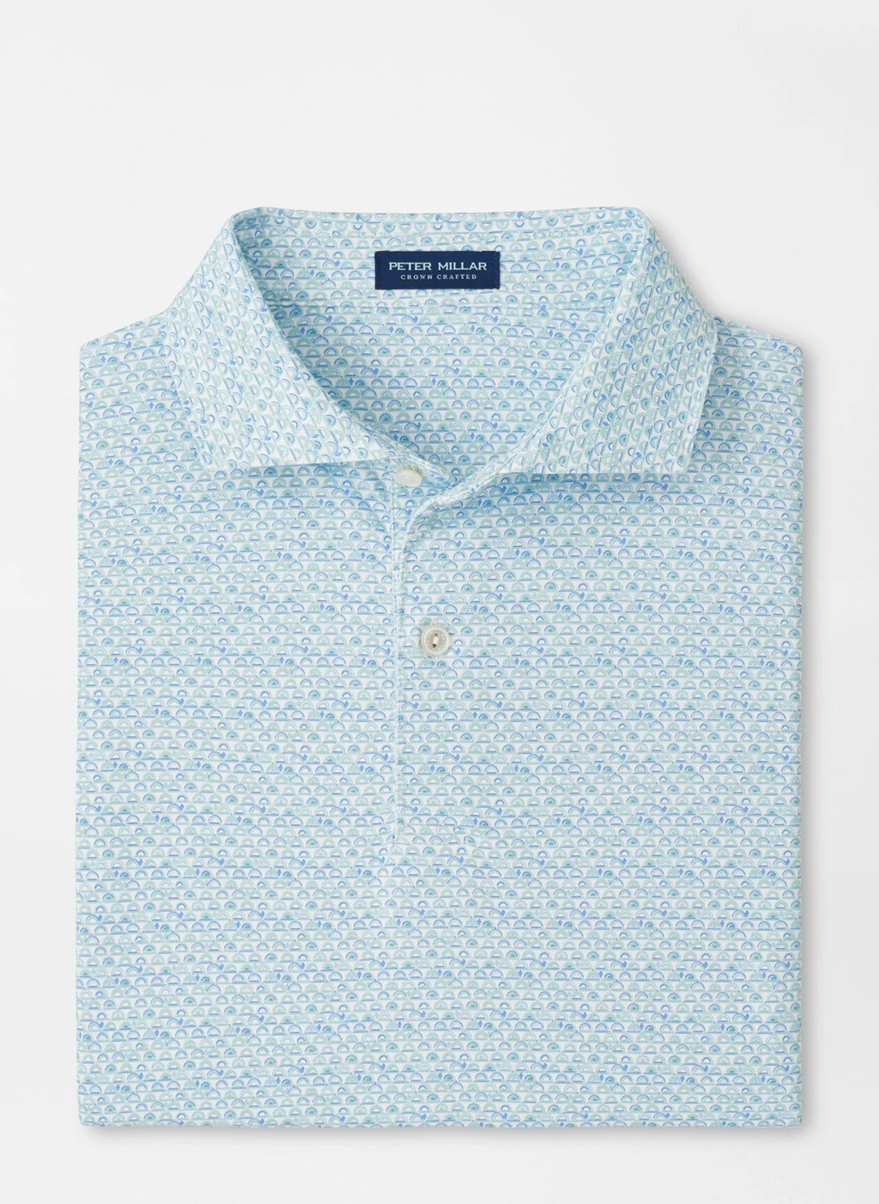 Peter Millar Wood Fired Performance Jersey Polo in White