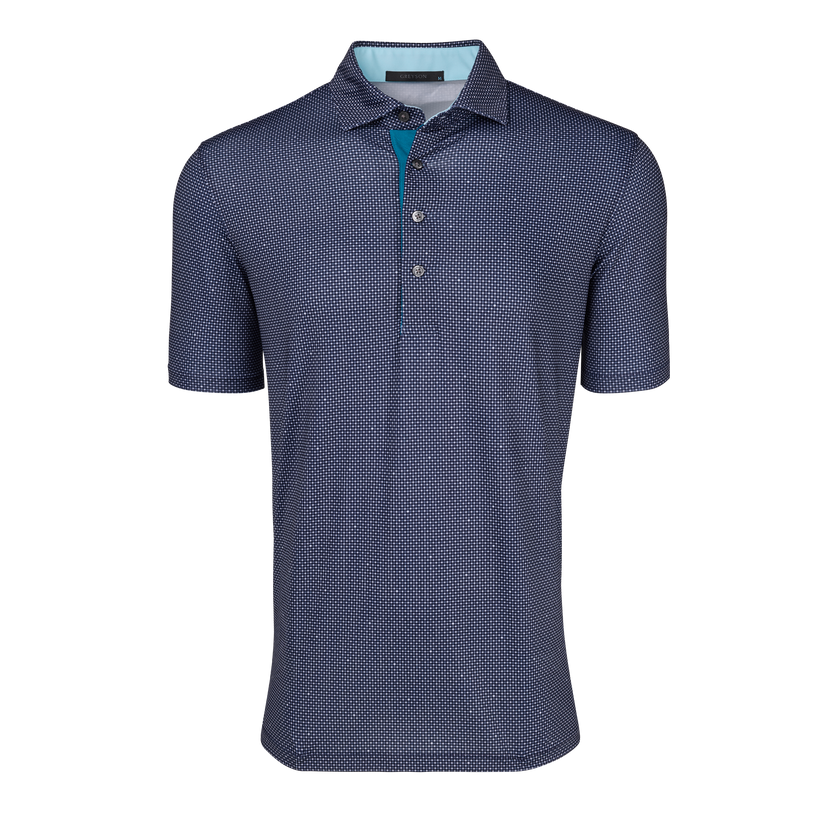 Greyson Beacon Polo in Maltese Blue
