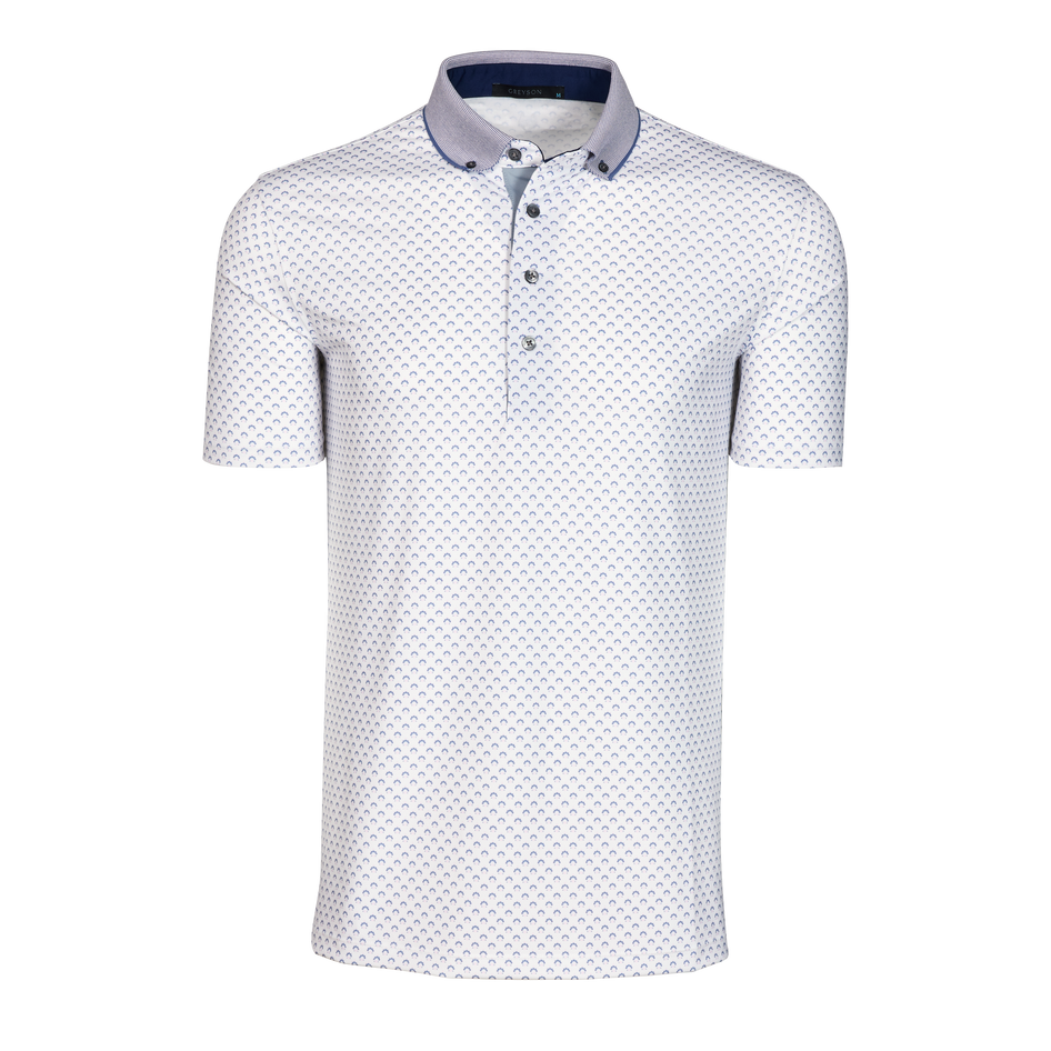 Greyson Angels Crest Polo in Pink Sky