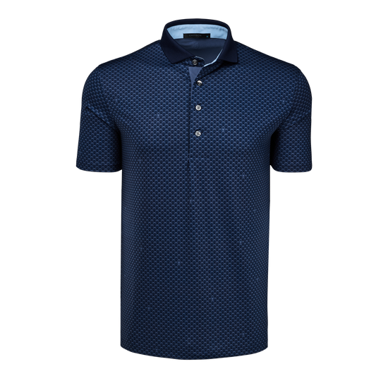 Greyson Ponderous Wolf Polo in Maltese Blue