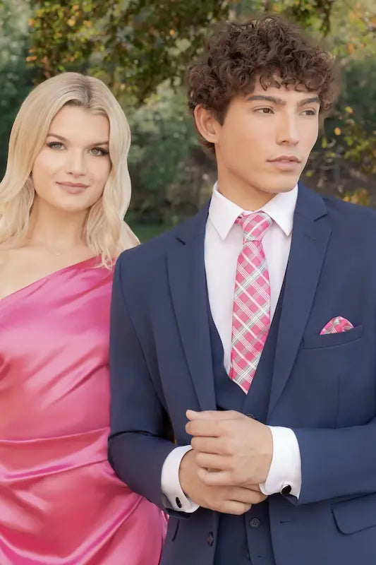 Larr Brio Metro 2 Button Notch Suit Coat in Indigo