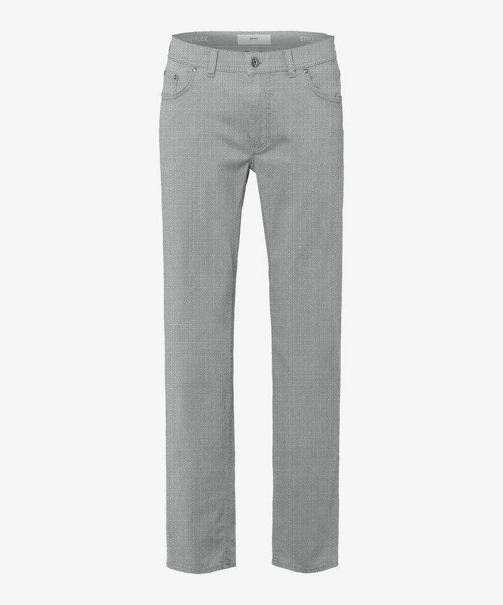 Brax Chuck Two-Tone Flex Pant in Platin