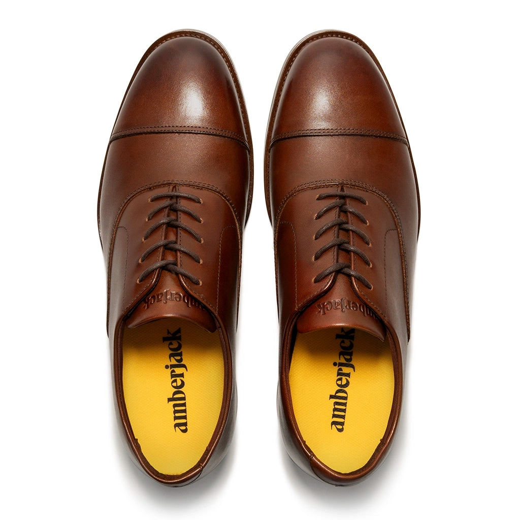 Amberjack Regent Full Grain Leather Dress Shoe in Chestnut