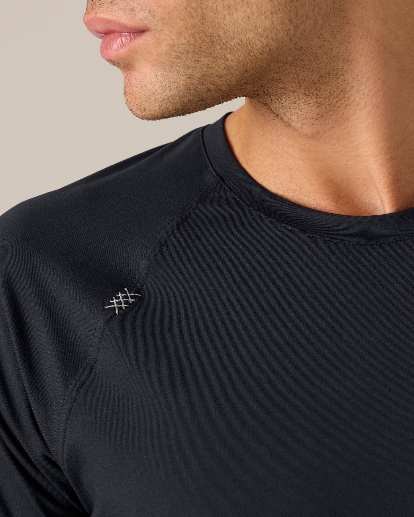 Rhone Mens Reign Short Sleeve Shirt in Black