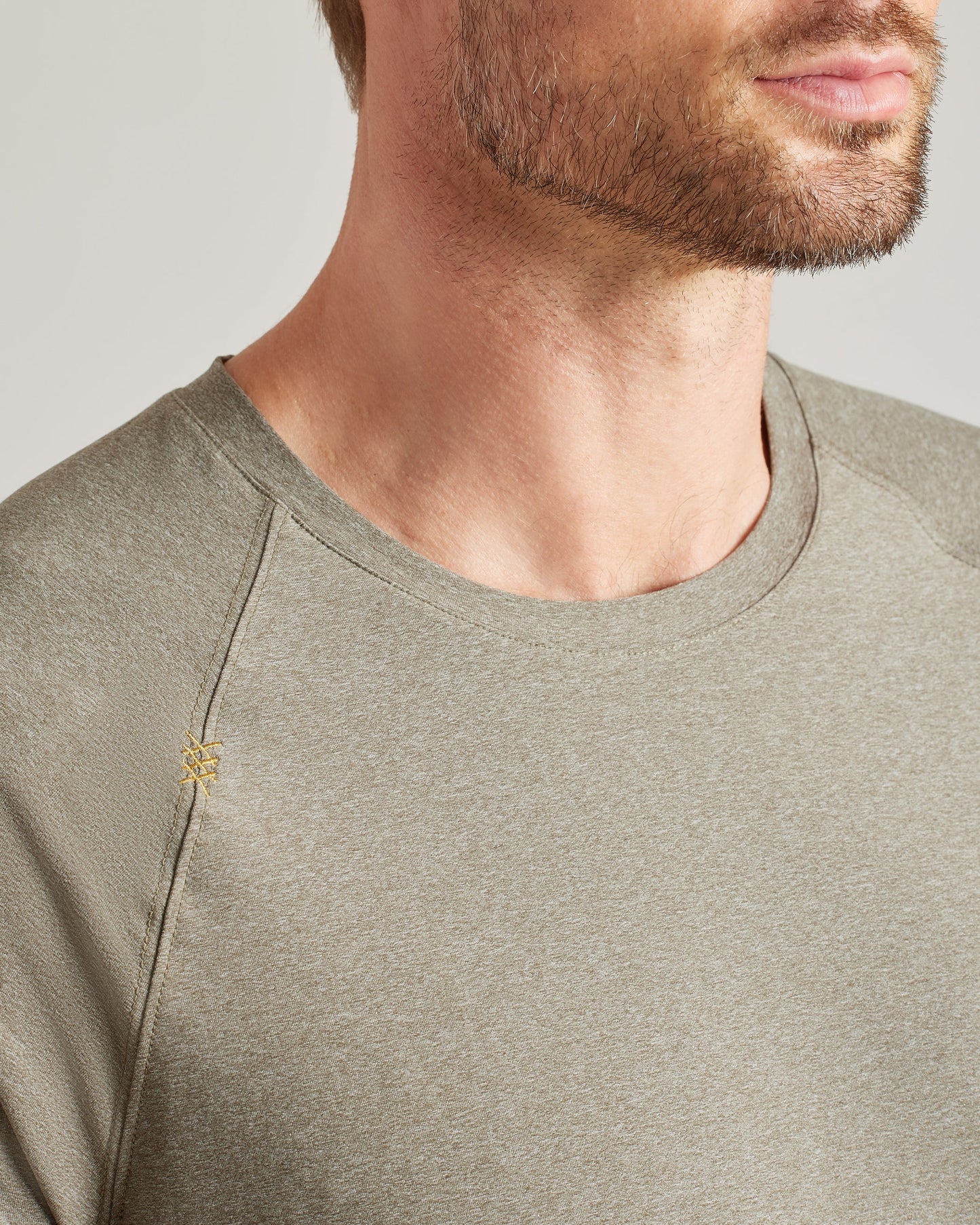 Rhone Mens Reign Short Sleeve Shirt in Turtle Green