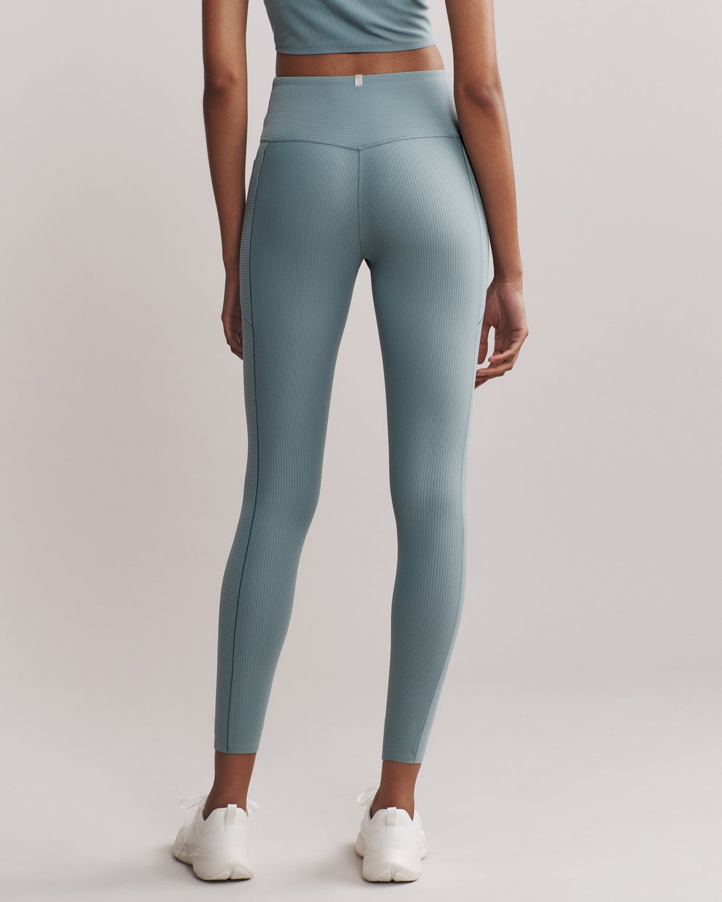 Womens Rhone Ripple 7/8 Pocket Legging in Blue Hue
