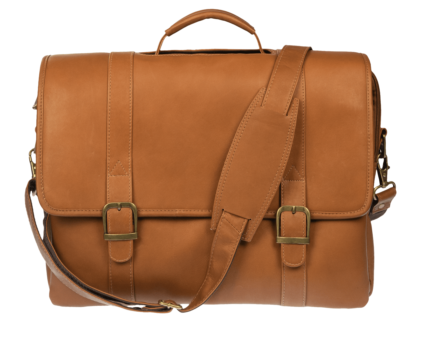 Sarge Jefe Leather Messenger Briefcase