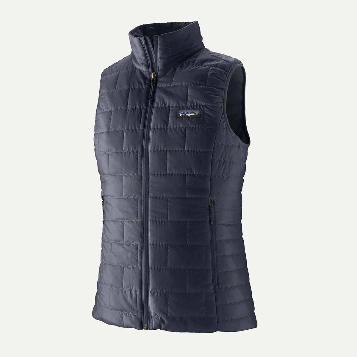Womens Patagonia Nano Puff Vest in Smoulder Blue