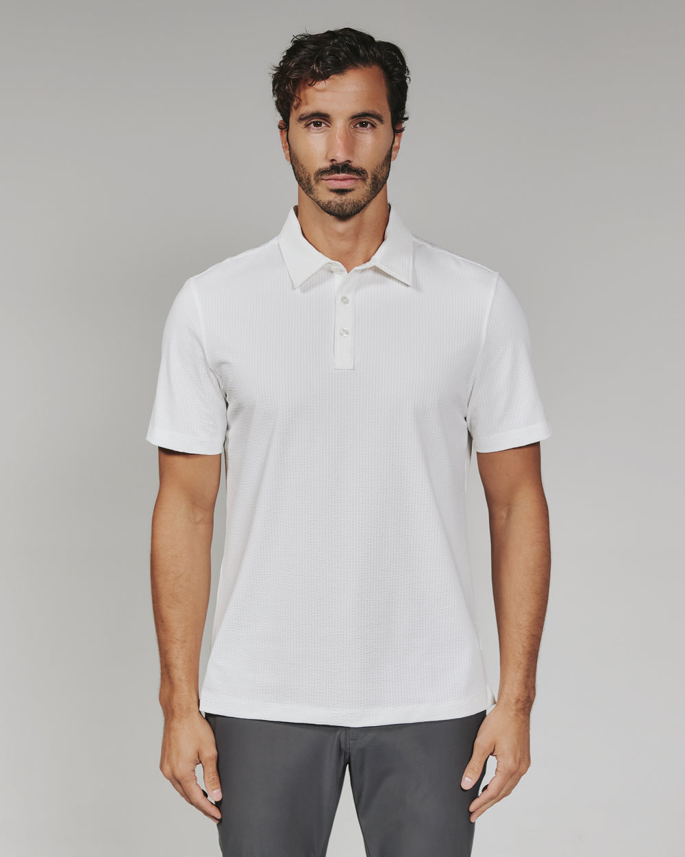 7 Diamonds Sutherland Polo in White