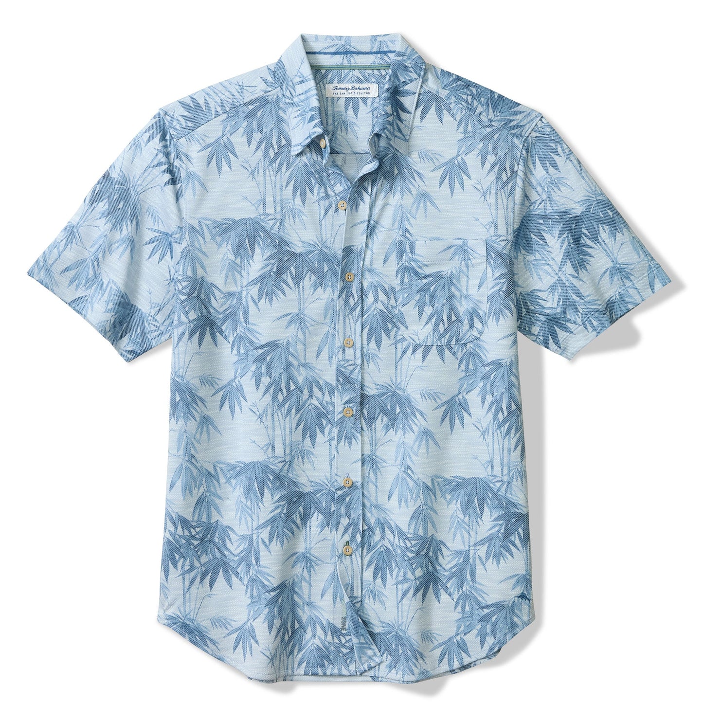 Tommy Bahama San Lucio Tides Bamboo Camp Shirt in Opal Surf