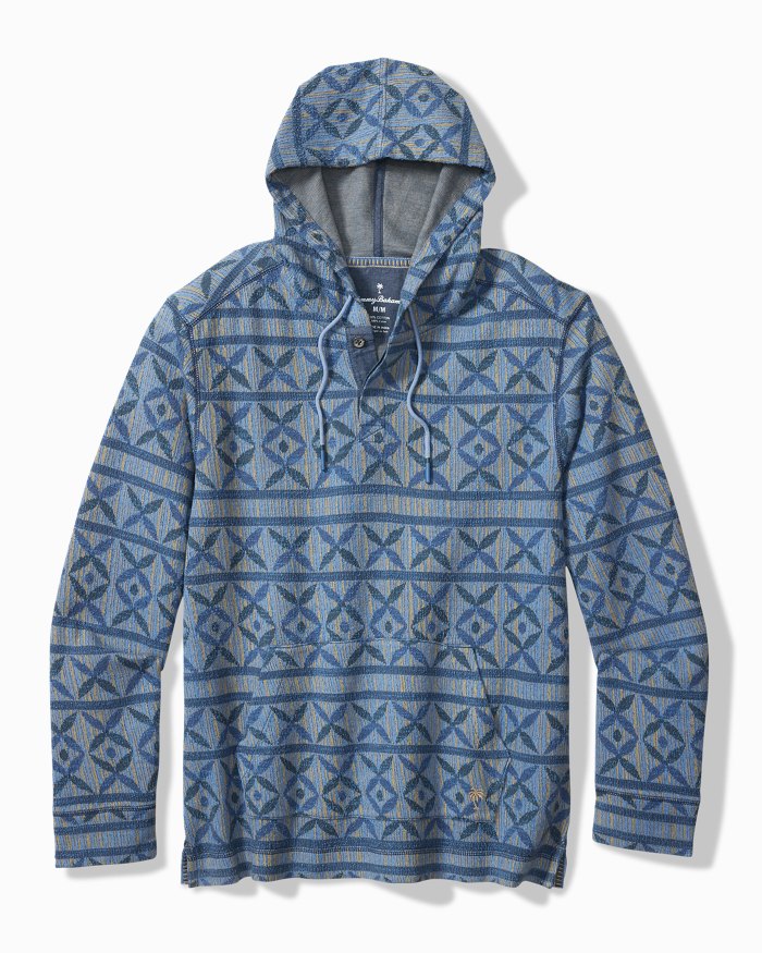 Tommy Bahama Diamante Dunes Baja Hoodie in Infinity Sky