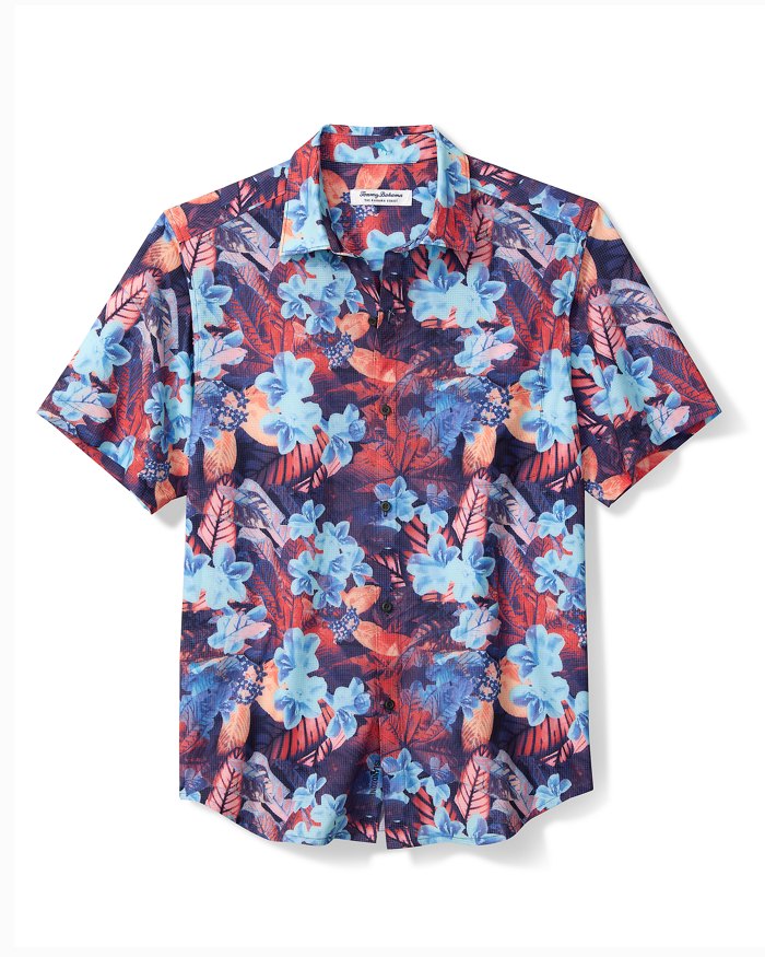 Tommy Bahama Bahama Coast Techno Floral Camp Shirt in Black – Hornor &  Harrison