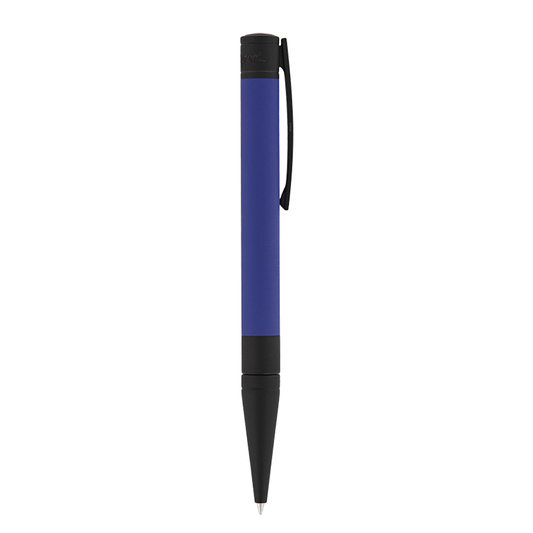 S T Dupont D Initial Ballpoint Pen in Ocean Blue/Matte Black