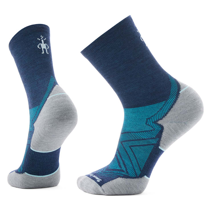 Smartwool Mens Targeted Cushion Mid Crew Socks in Deep Navy