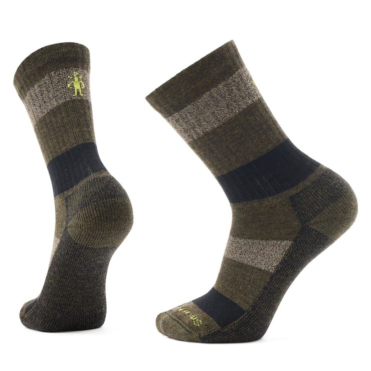 Smartwool Mens Everyday Barnsley Sweater Crew Socks in Military Olive