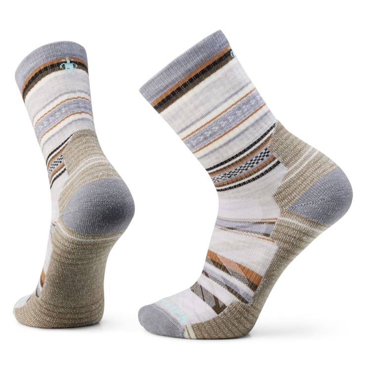 Smartwool Mens Hike Light Cushion Panorama Crew Socks in Ash