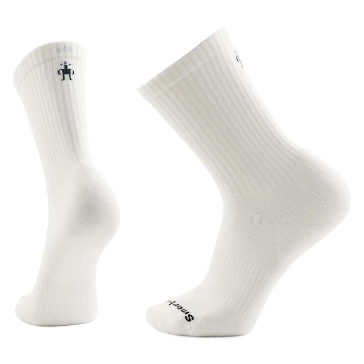 Smartwool Mens Everyday Athletic Crew Socks in White