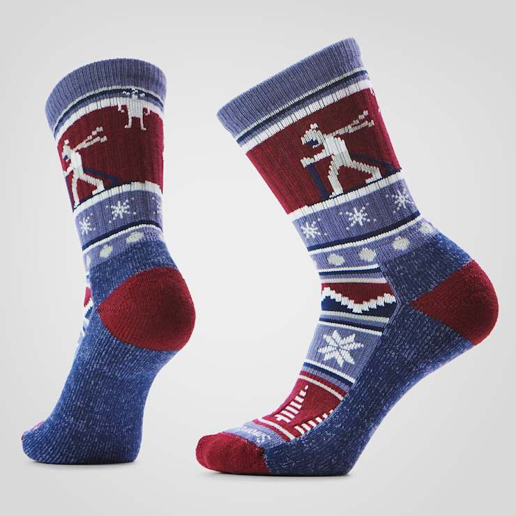 Smartwool Mens Everyday Cozy Alpine Apres Crew Socks in Nightfall Blue
