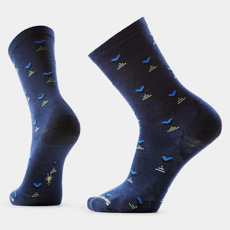 Smartwool Mens Everyday Stout Street Crew Socks in Deep Navy