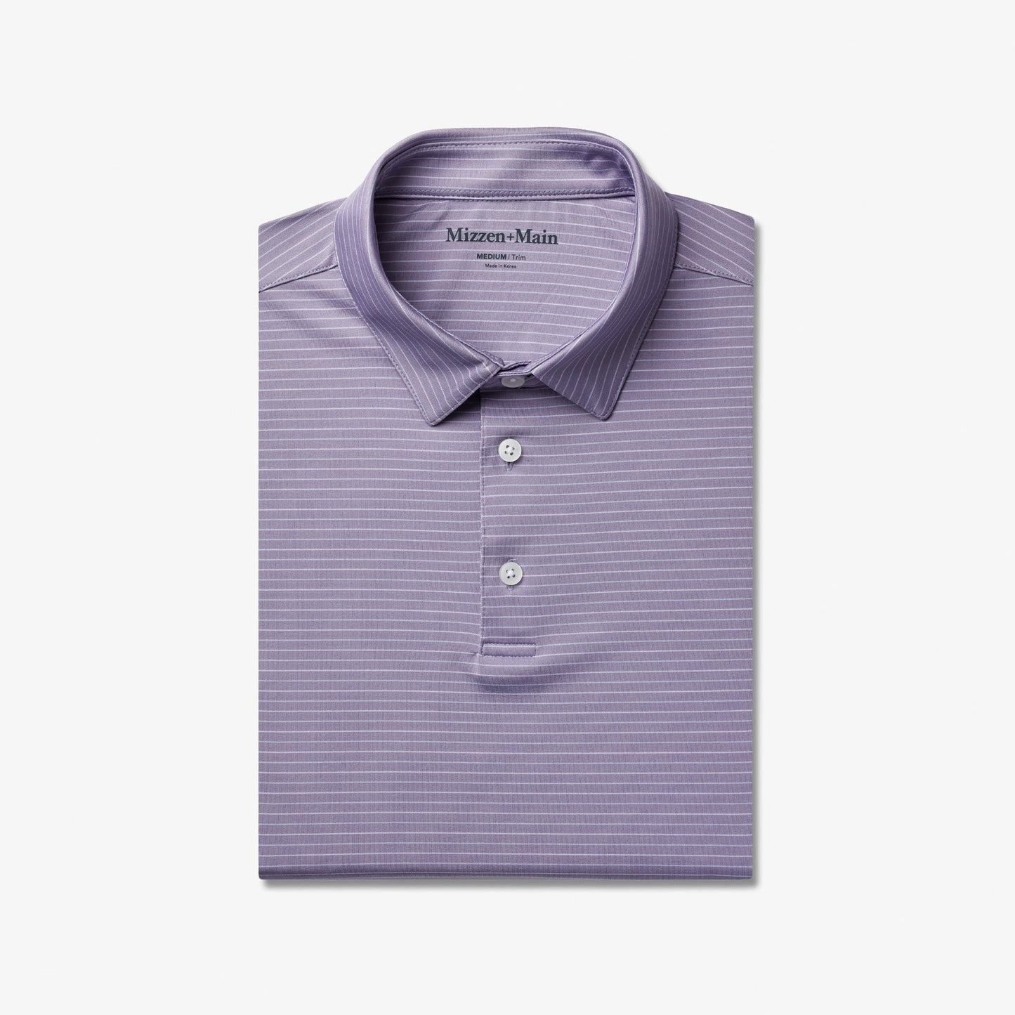 Mizzen and Main Versa Trim Fit Polio in Purple Dusk Multi Stripe