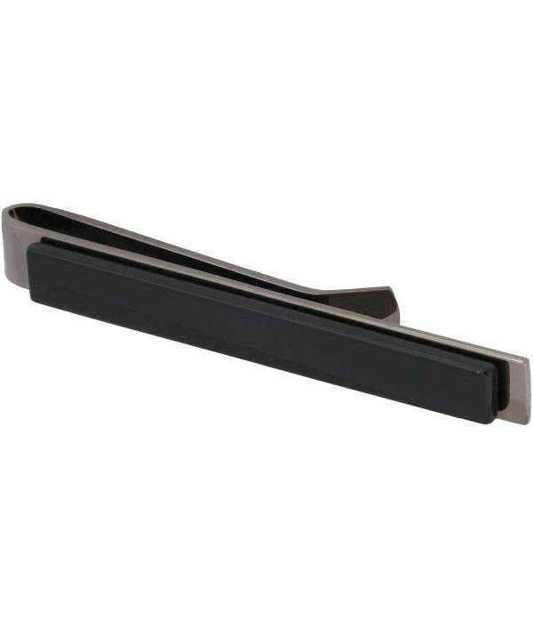 Pacific Silk Tie Slide in Onyx