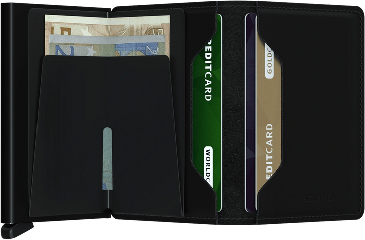 Secrid Slim Wallet in Matte Black