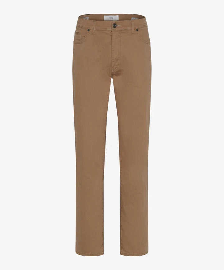 Brax Cadiz Marathon Five Pocket Pant in Beige