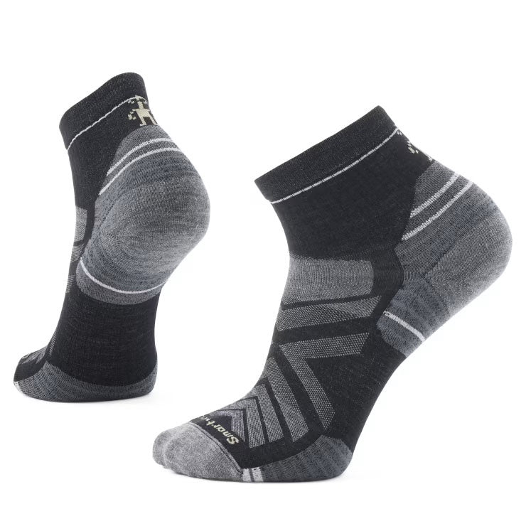 Smartwool Mens Hike Targeted Cushion Ankle Socks in Black