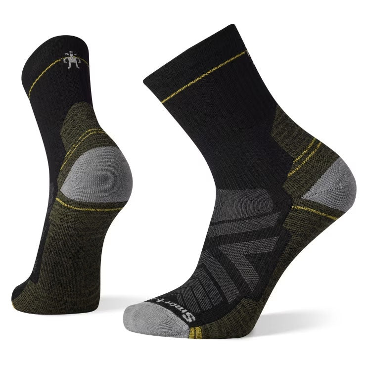 Smartwool Mens Hike Light Cushion Mid Crew Socks in Black