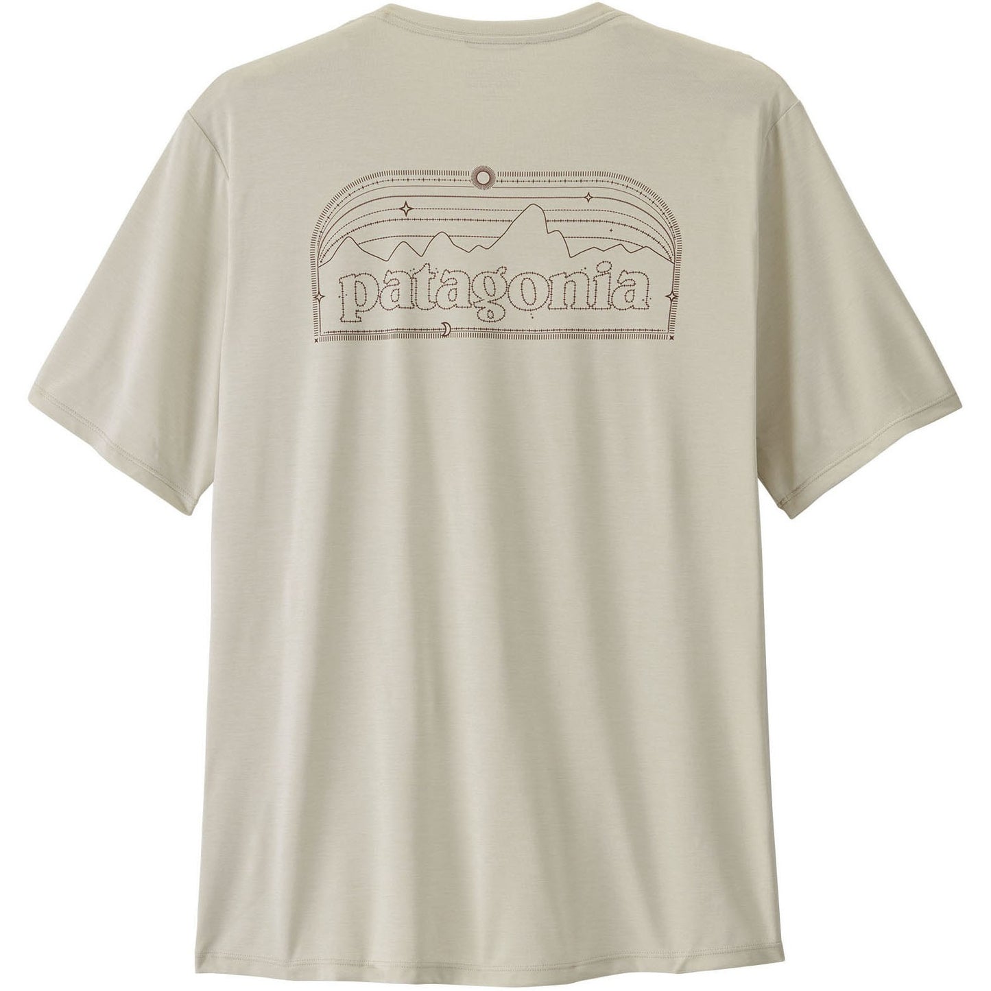 Patagonia Men Cap Cool Daily Shirt in P-6 Cosmos:Dyno White