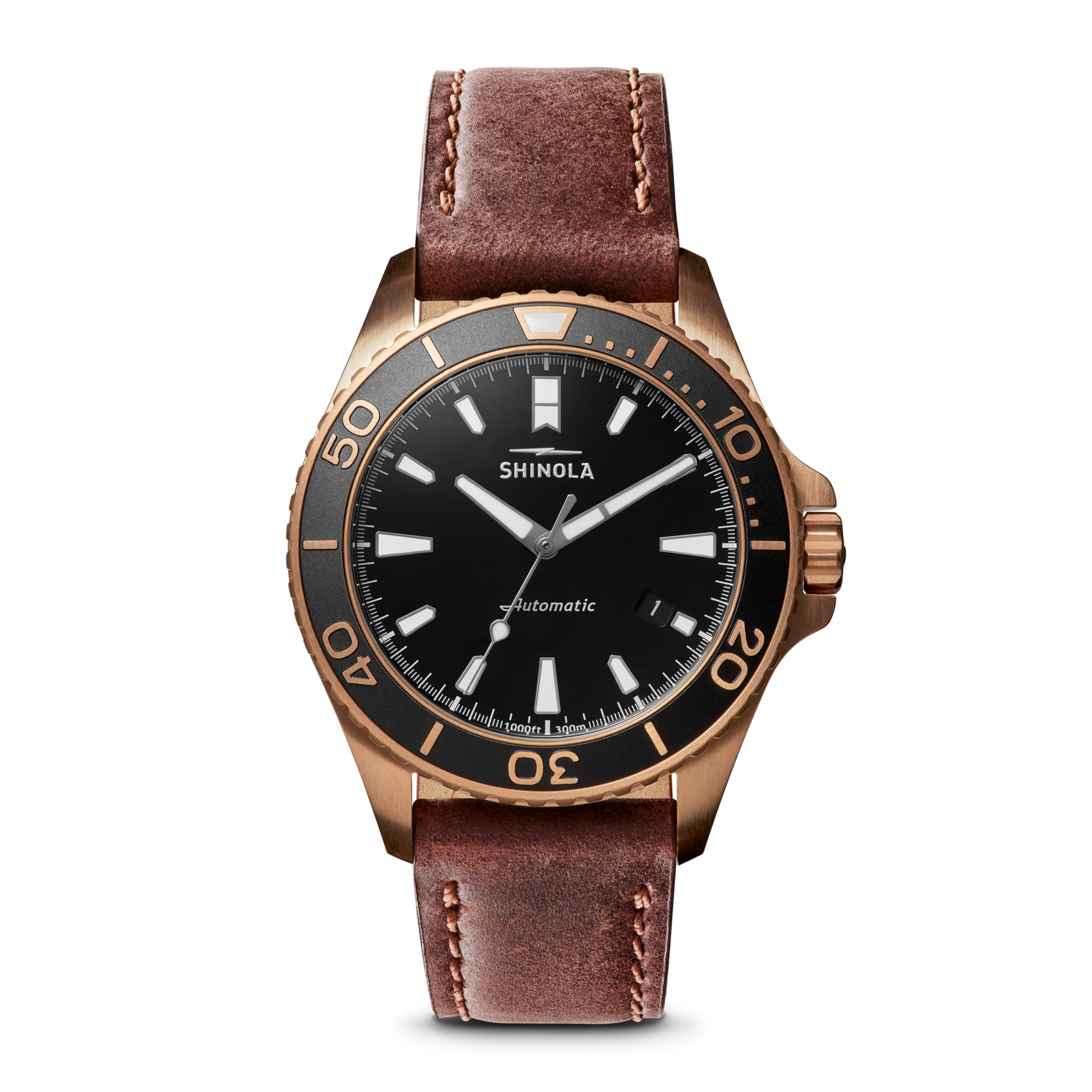 Shinola Bronze Monster 43mm Automatic Watch Gift Set – Hornor