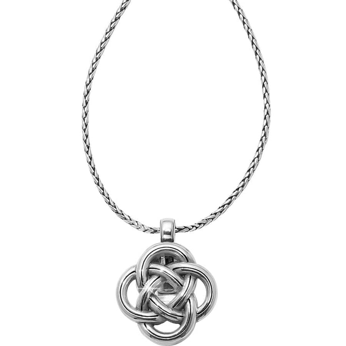 Womens Brighton Interlok Badge Clip Necklace