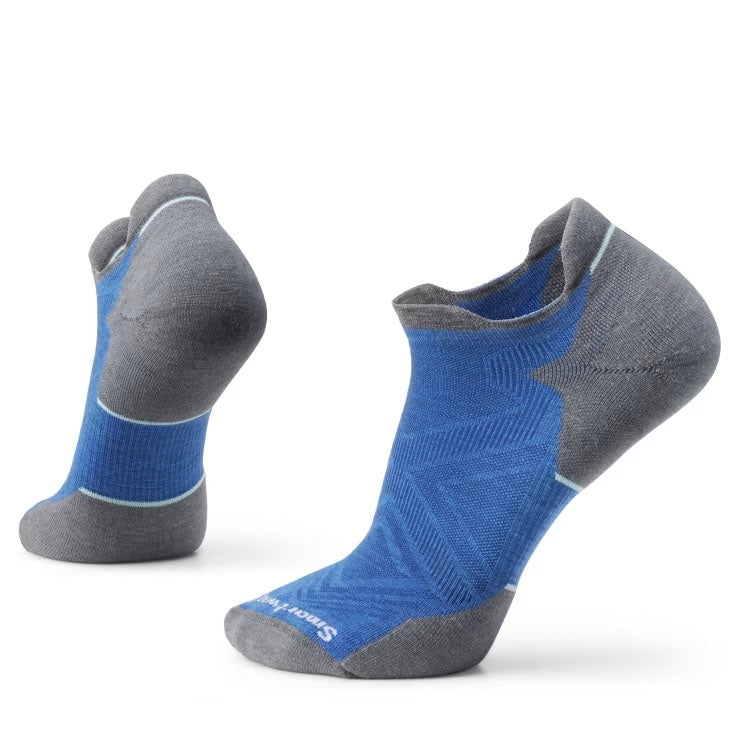 Smartwool Mens Run Targeted Cushion Low Ankle Socks in Laguna Blue